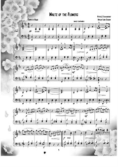 Щелкунчик. Сюита, No.8 Вальс цветов для фортепиано